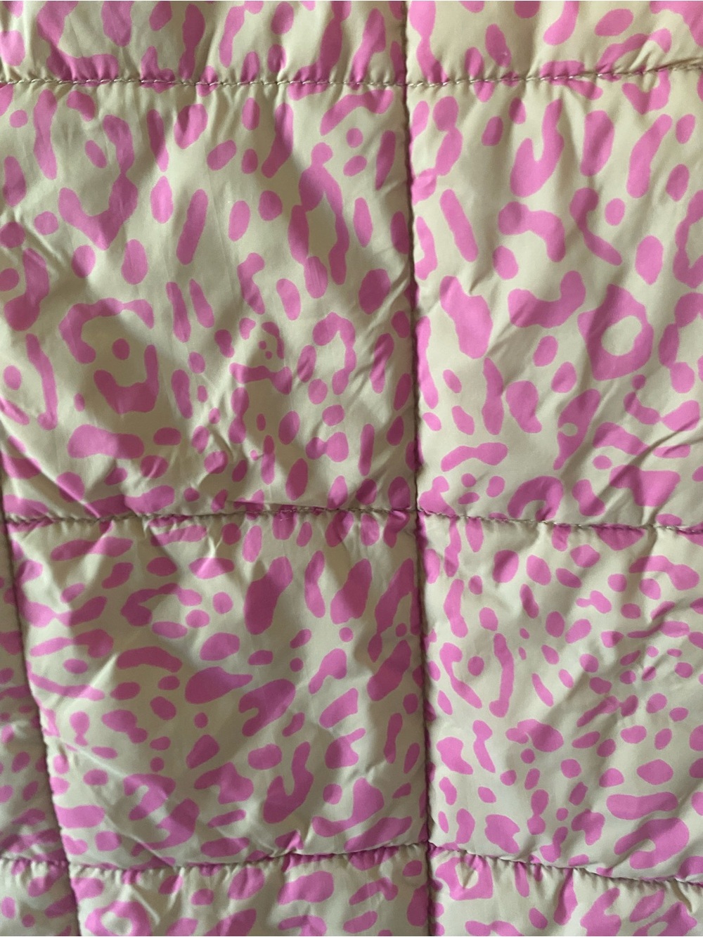 JoyLab Pink Leopard Print Quilted Vest - Picture 6 of 6